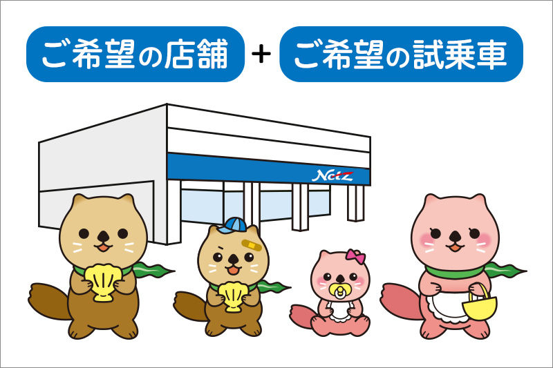 試乗車フォーム ヴォクシー ネッツトヨタ南海